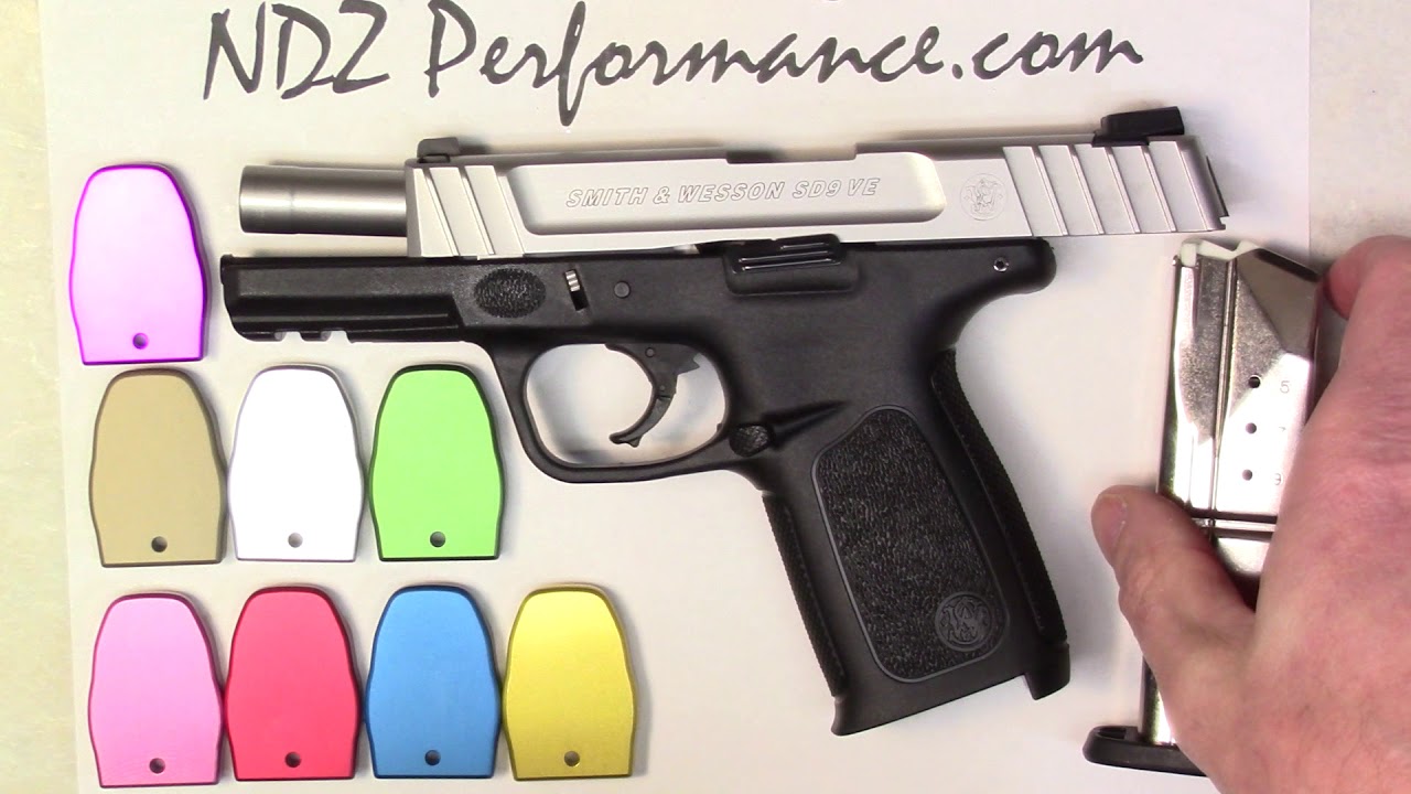 Smith and Wesson SD9VE SD40VE Magazine Base Plate Install by NDZ Performance