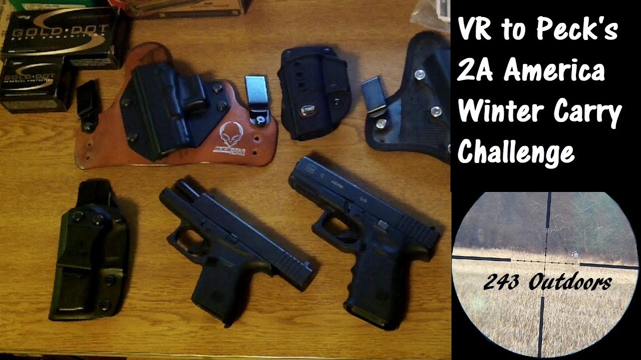 VR to The Peck's 2A America Cold Weather Carry Gun Challenge