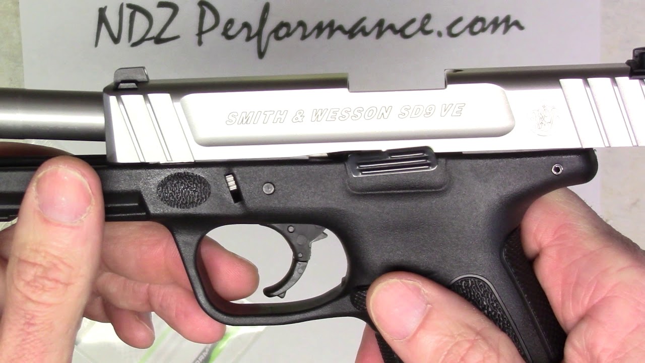 Smith and Wesson SD9VE SD40VE Recoil Guide Rod Assembly install by NDZ