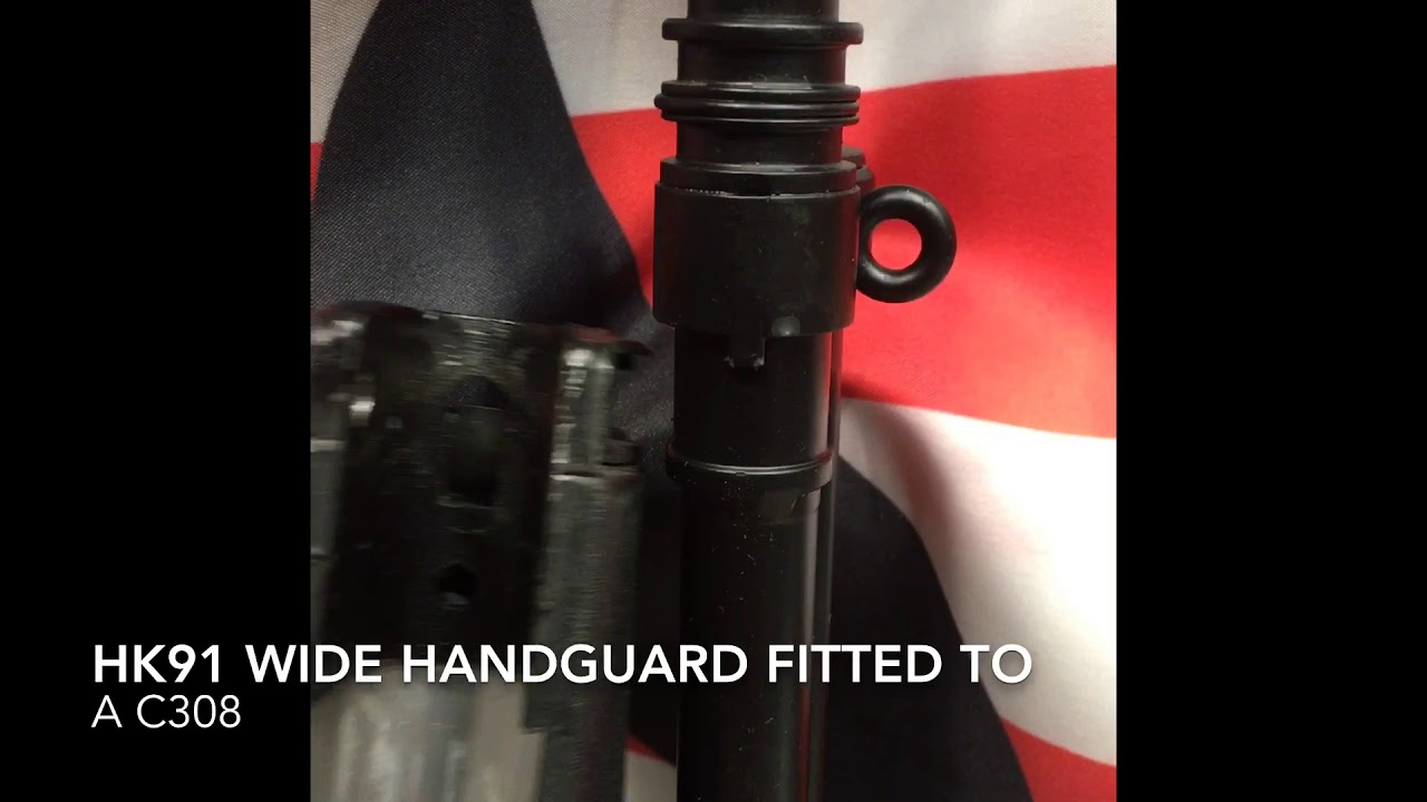 HK91 Wide Handguard Fitted on a C308 - It is Possible