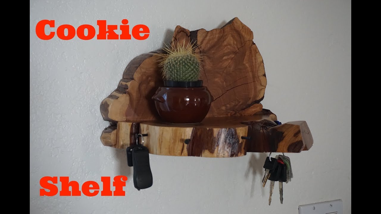 Wood Cookie wall Shelf, Littlewierdshop