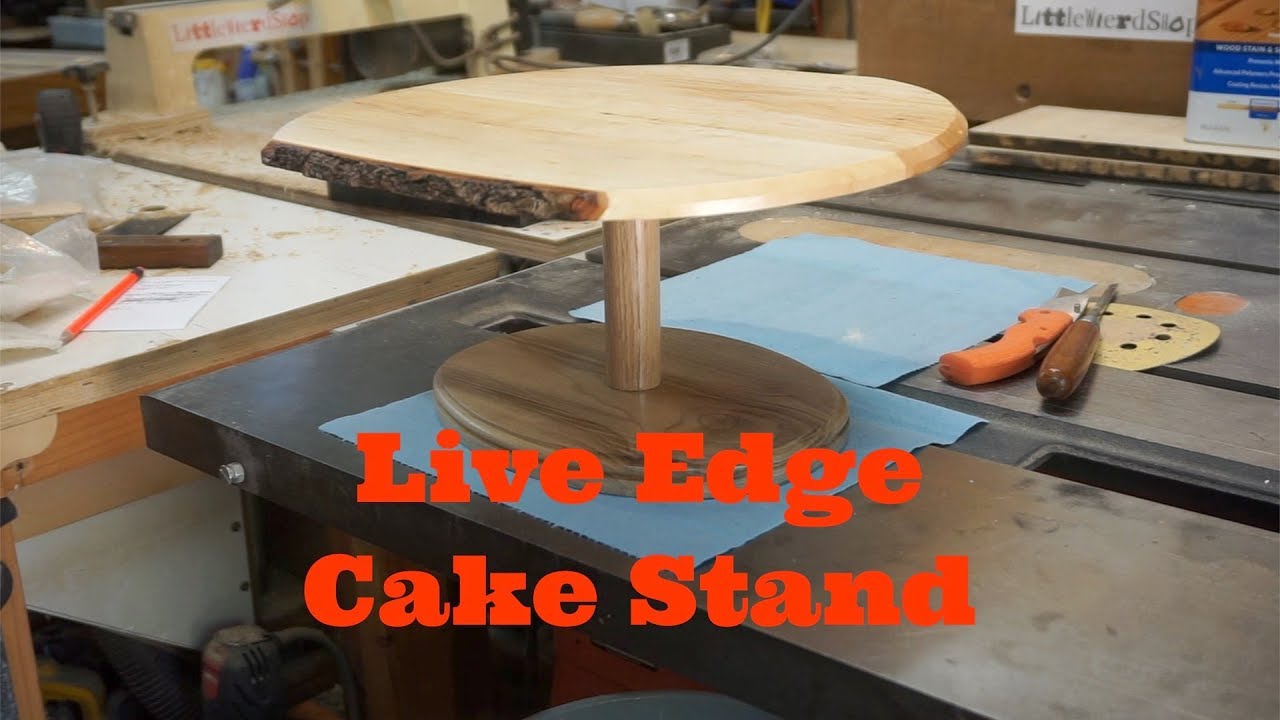 Live edge Cake Stand, Littlewierdshop