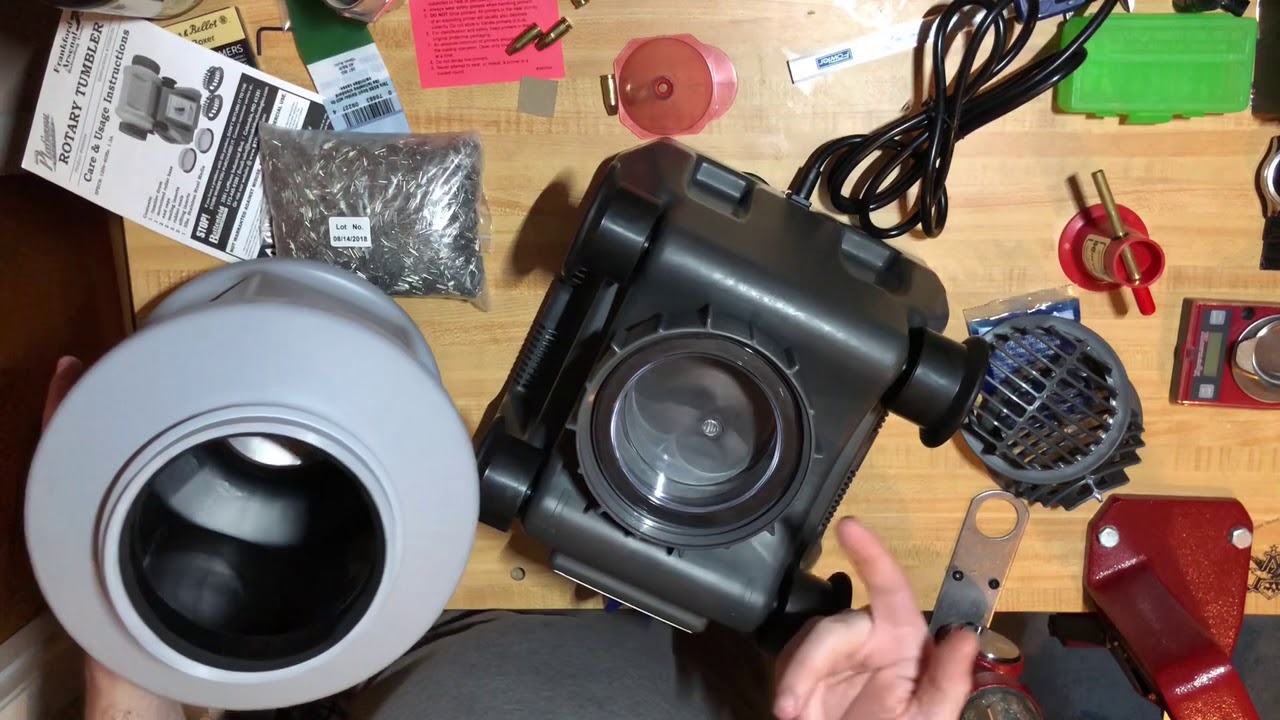 Frankford Arsenal Rotary Tumbler Unboxing and Use