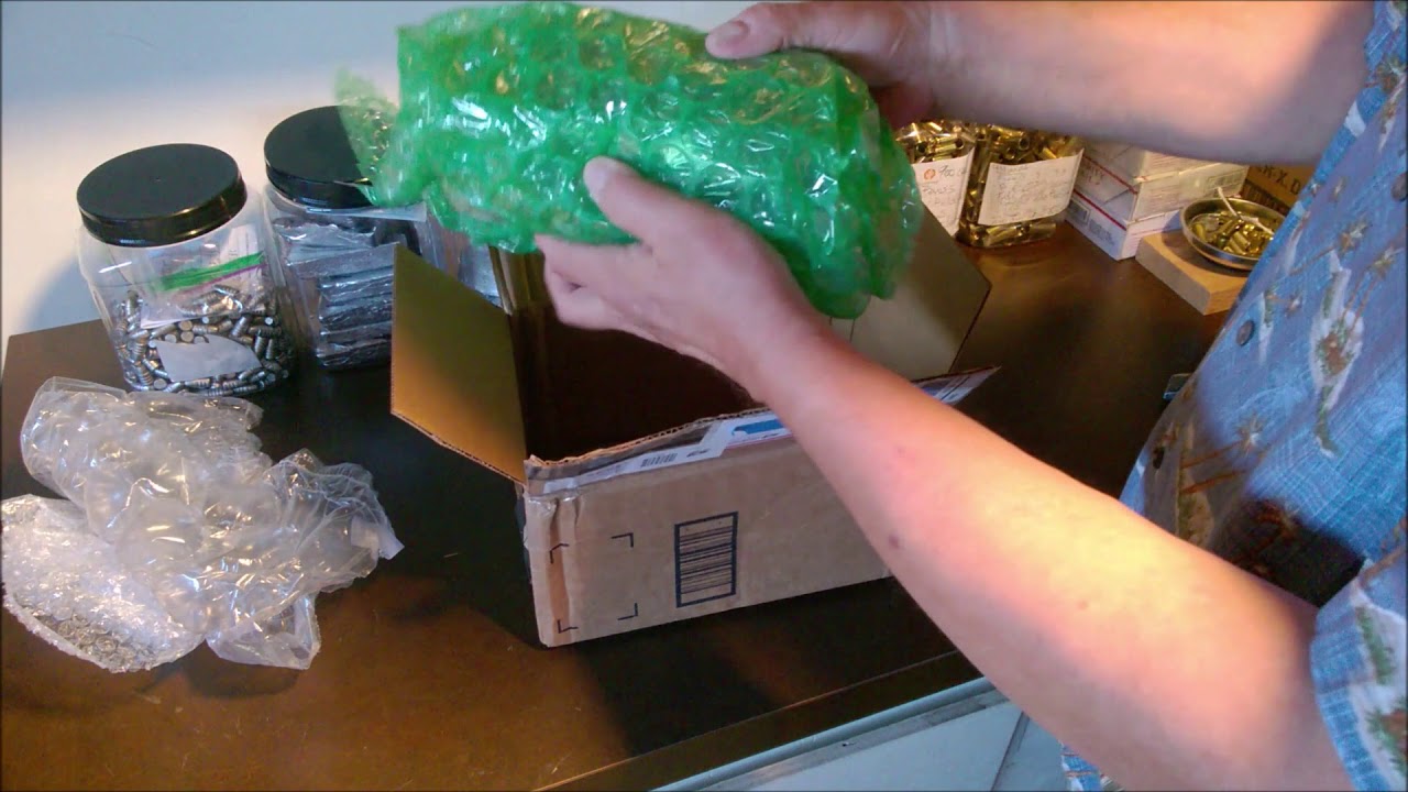 Unboxing a package from The Reloading Press