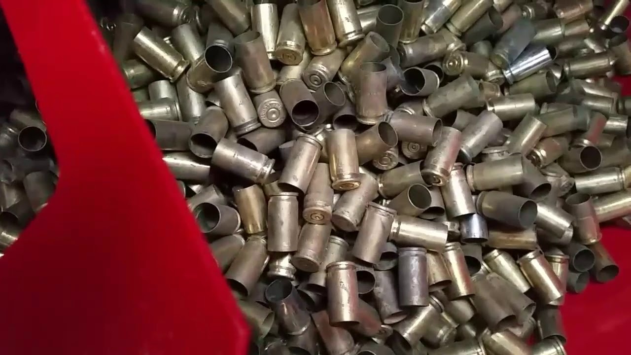 Cleaning 34 lbs of 9mm the easy way