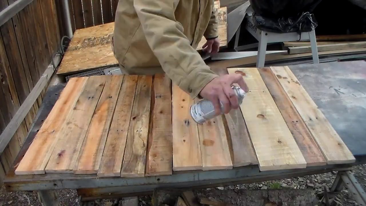 How I pallet  walls in my Rustic wood shop.