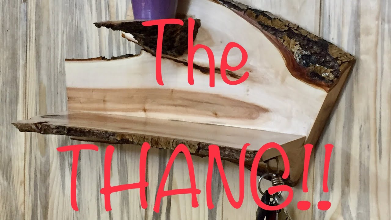 The THING!  Crazy entry shelf build.