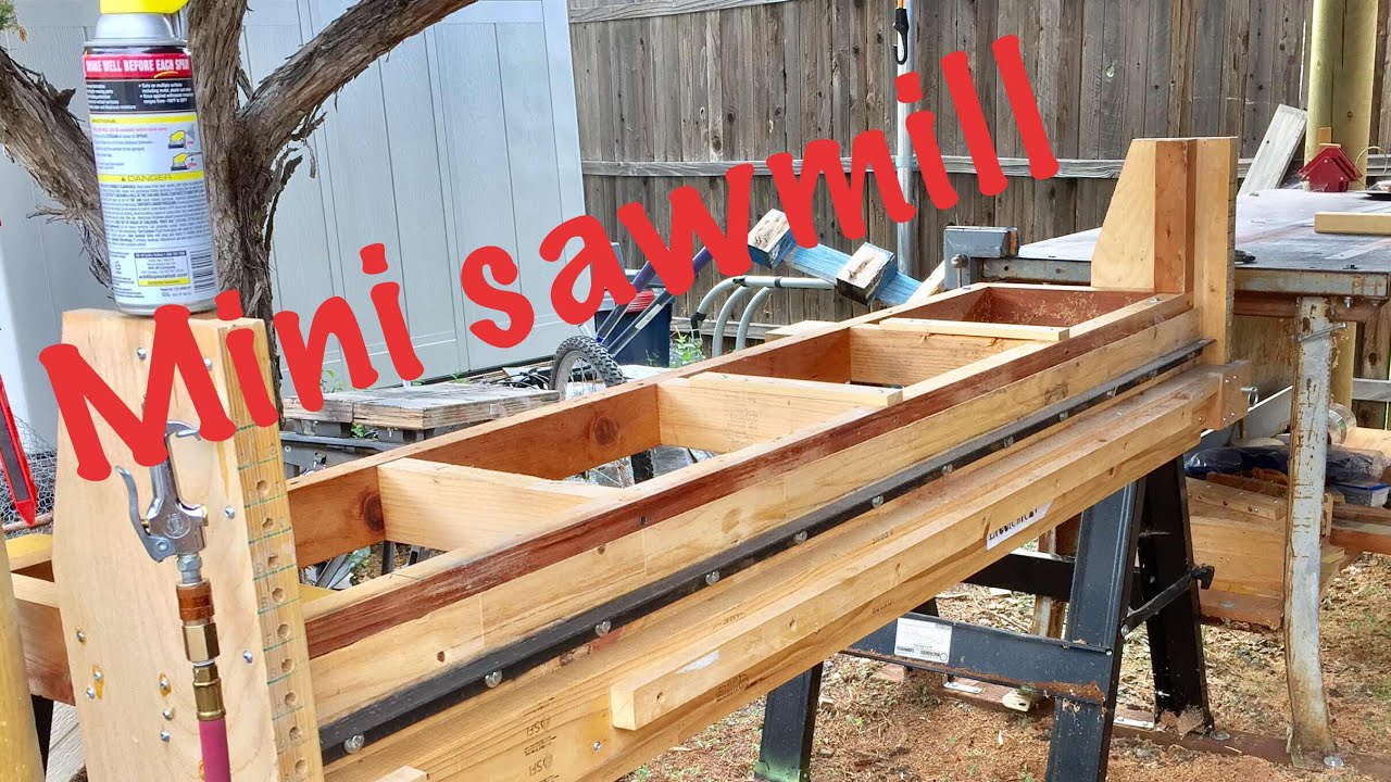 Part 1 of 2, Mini Sawmill build for my Prazi beam cutter,