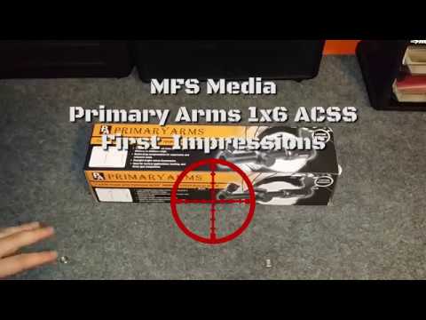 Best 7.62x39/300 Blackout Scope for the Money - Primary Arms 1x6 ACSS First Impressions