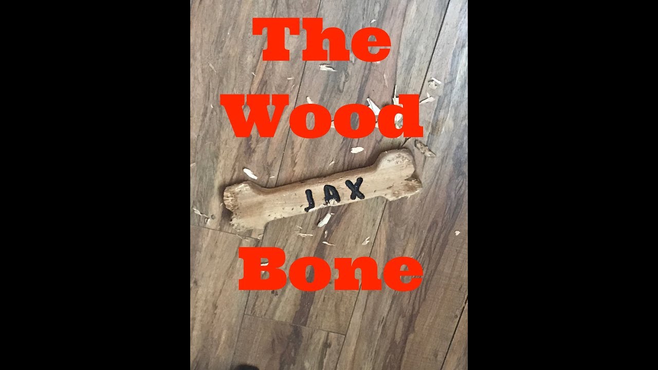 Pine Wood Dog Bone for Jax!  Littlewierdshop