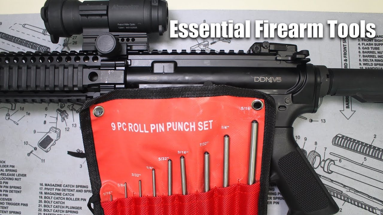 Roll Pin Punch Set - Essential Firearm Tools
