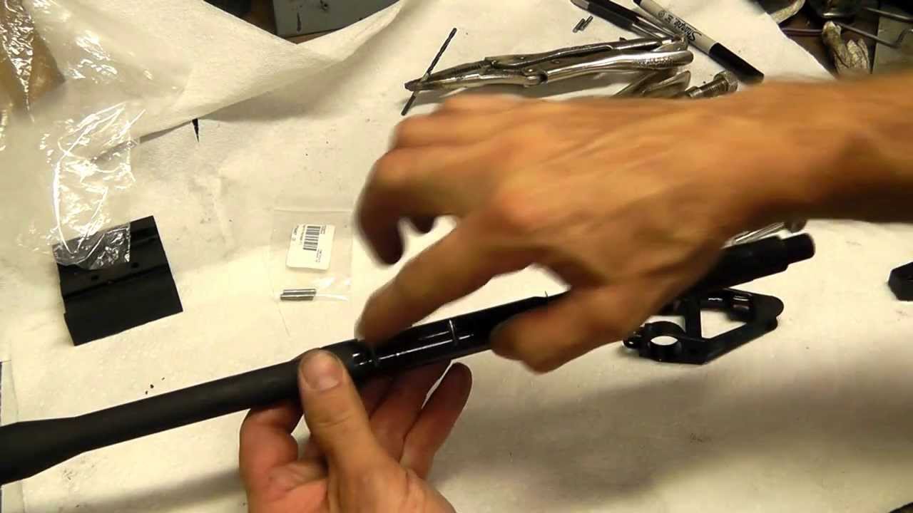 AR15 Installing a new front sight on a new barrel Part 2 in HD