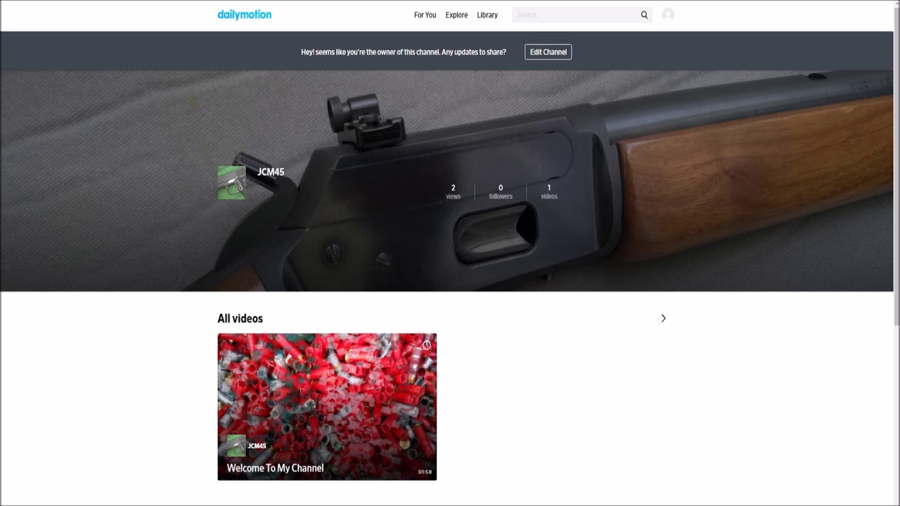 Youtube Alternative for the Firearms Channels