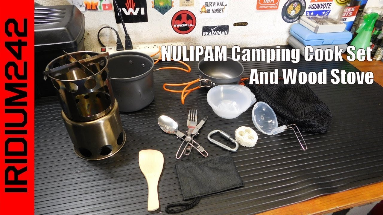 NULIPAM Camping Cook Set And Wood Stove