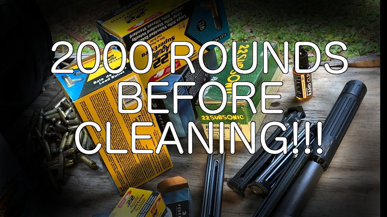 2000 ROUND SILENCER CLEANING TEST