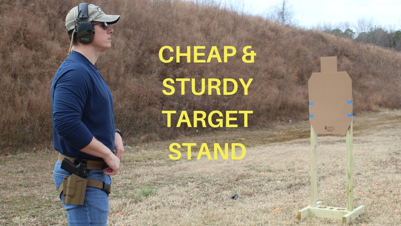 CHEAP HomemadeTarget Stand Build | DIY