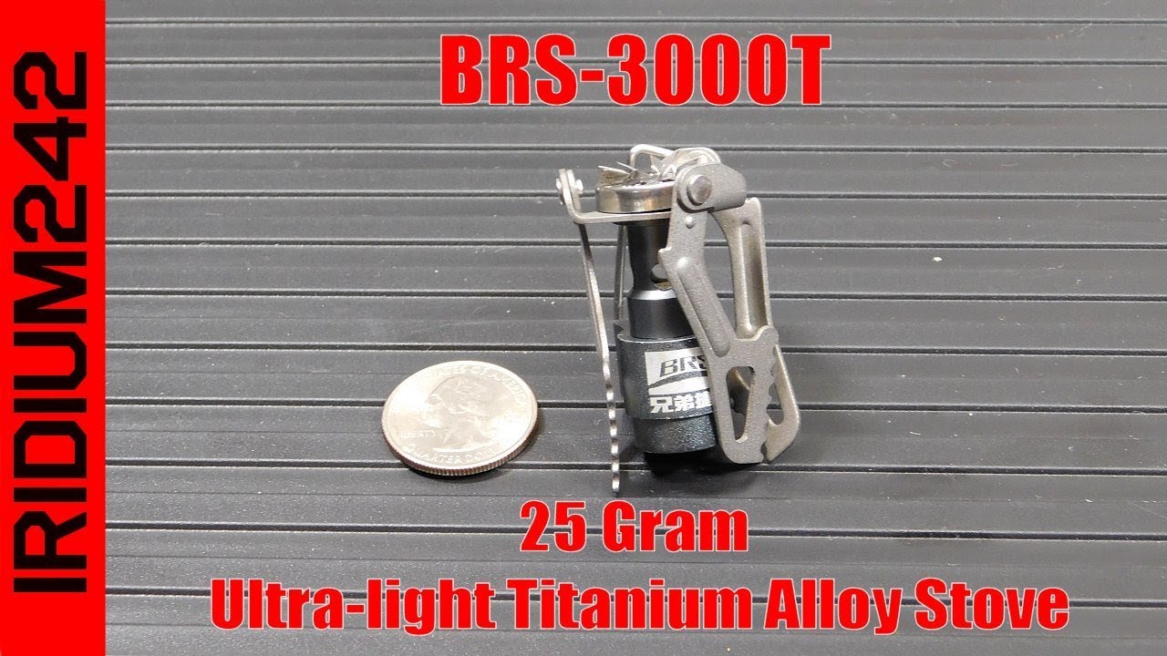 BRS 3000T Ultra light Titanium Alloy Stove