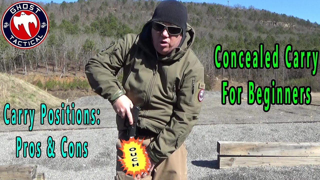Concealed Carry For Beginners:  Carry Positions Pros & Cons
