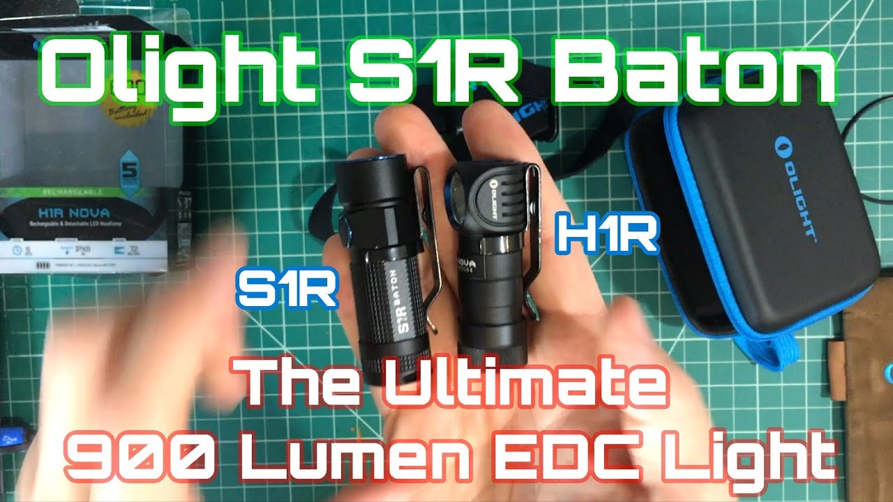 Olight S1R Baton Insane! 900 lumen EDC Light