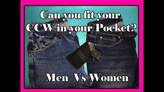 Men's Jeans Vs Women's Jeans and How it Effects EDC/ CCW