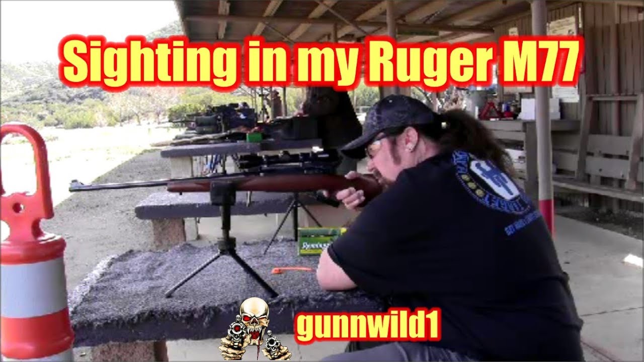 Sighting in my Ruger M77