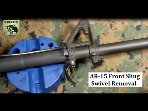 Fun Gun Reviews Presents: Quick Tip: AR-15 Front Sling Swivel Removal. 