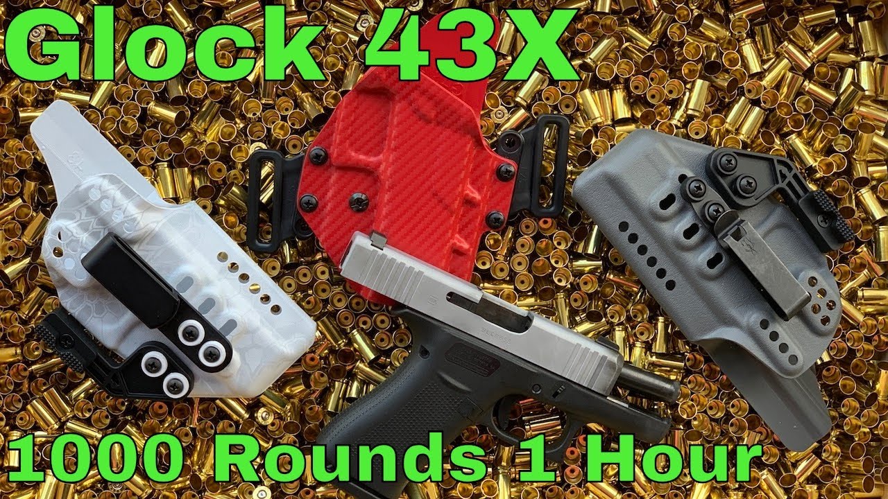 Glock 43x: 1000 Rounds in 1 hour!  What Happens?