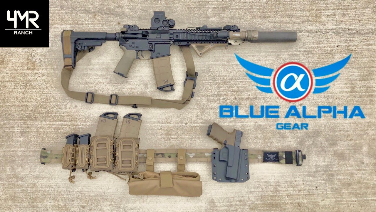 Rugged & Reliable Range/Duty Belt | Blue Alpha Gear