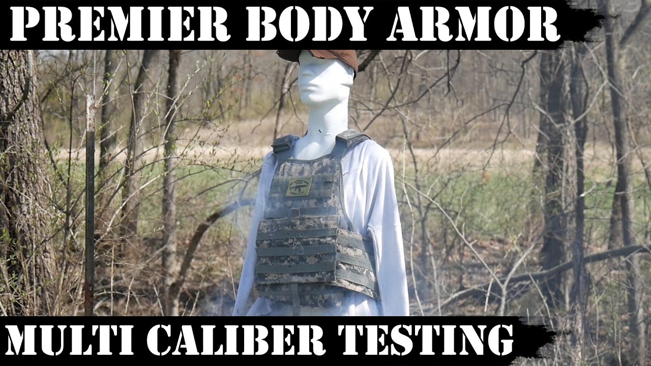 AK47/AR15/AR10 vs Premier Body Armor / Multi caliber Testing