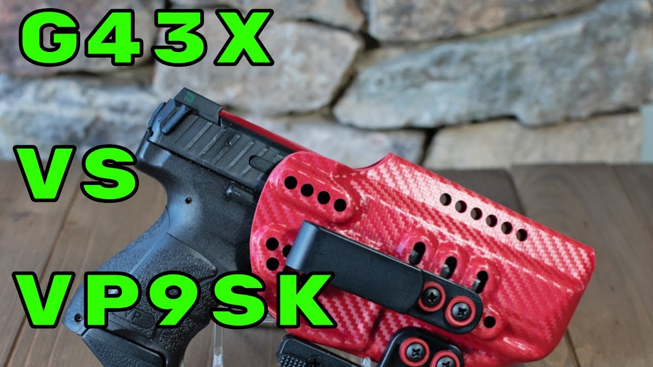 Size and Trigger Comparison: Glock 43X vs VP9SK