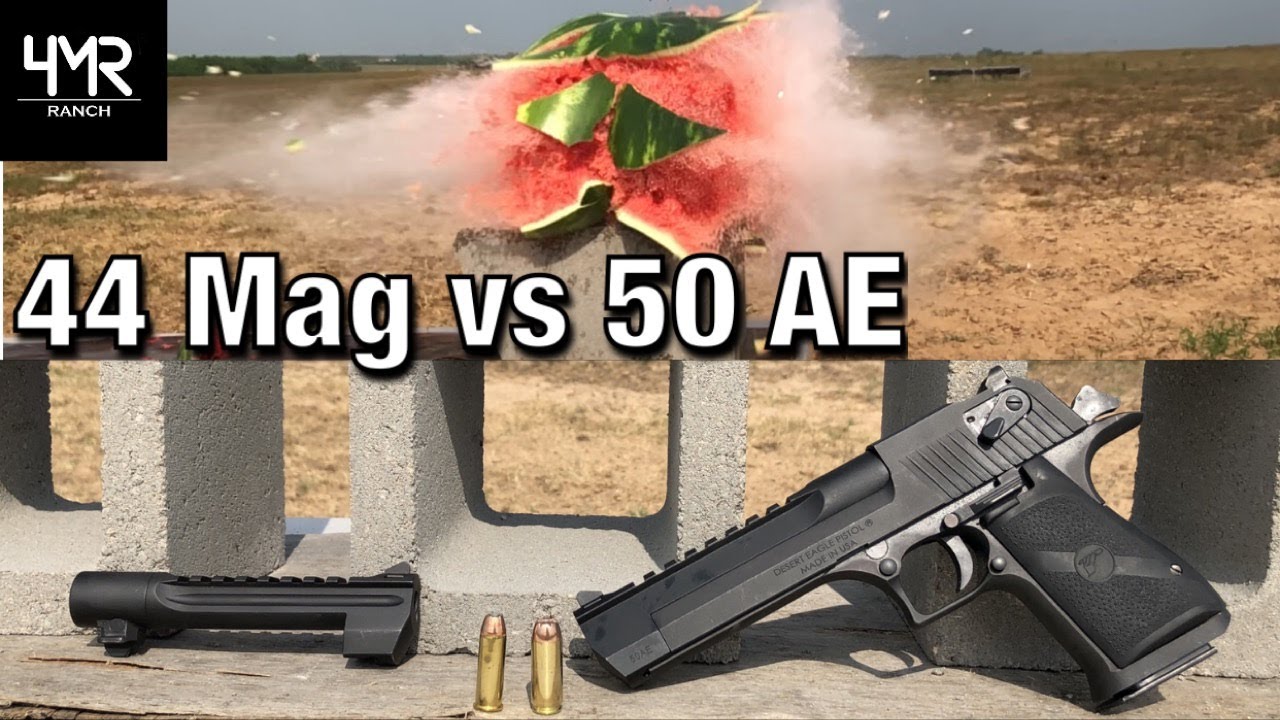 44 Mag vs 50 AE!