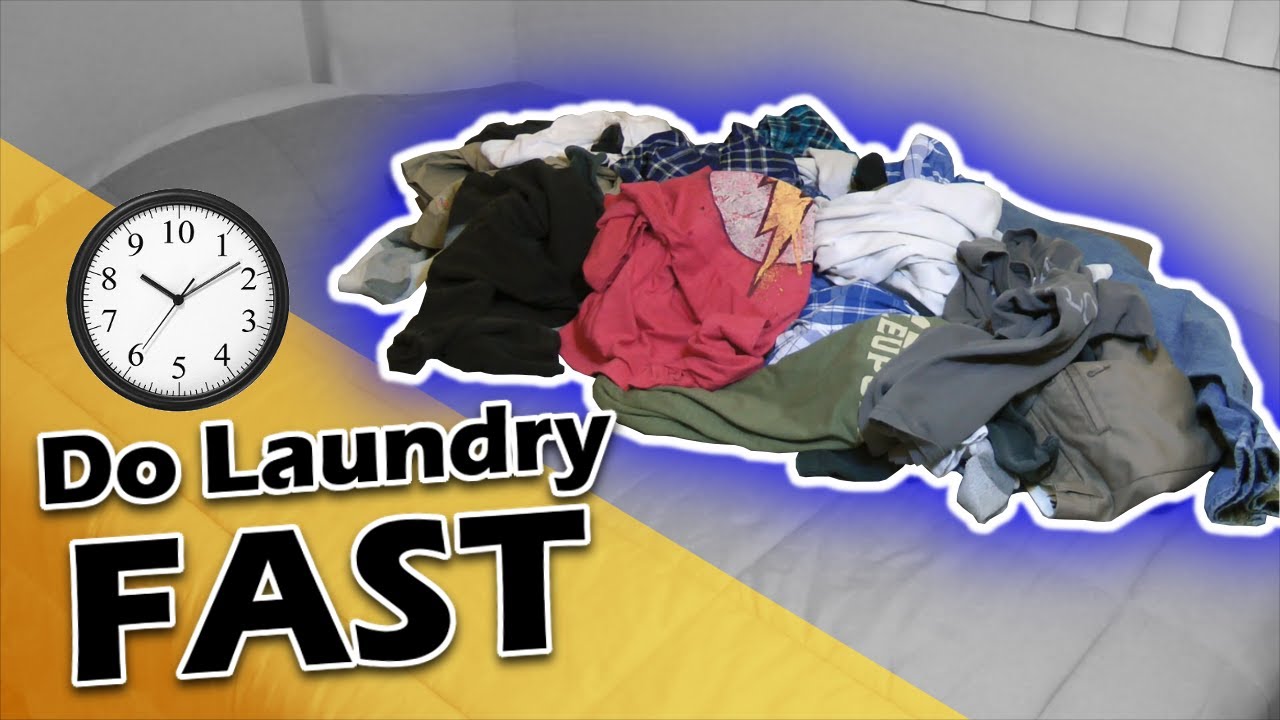 The FASTEST Way To Do Laundry
