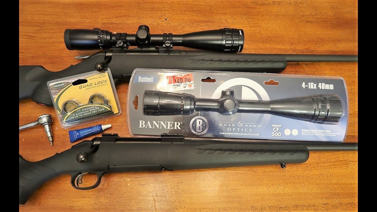 Scope Mount Set  fits  Ruger American Rimfire     NEW 
