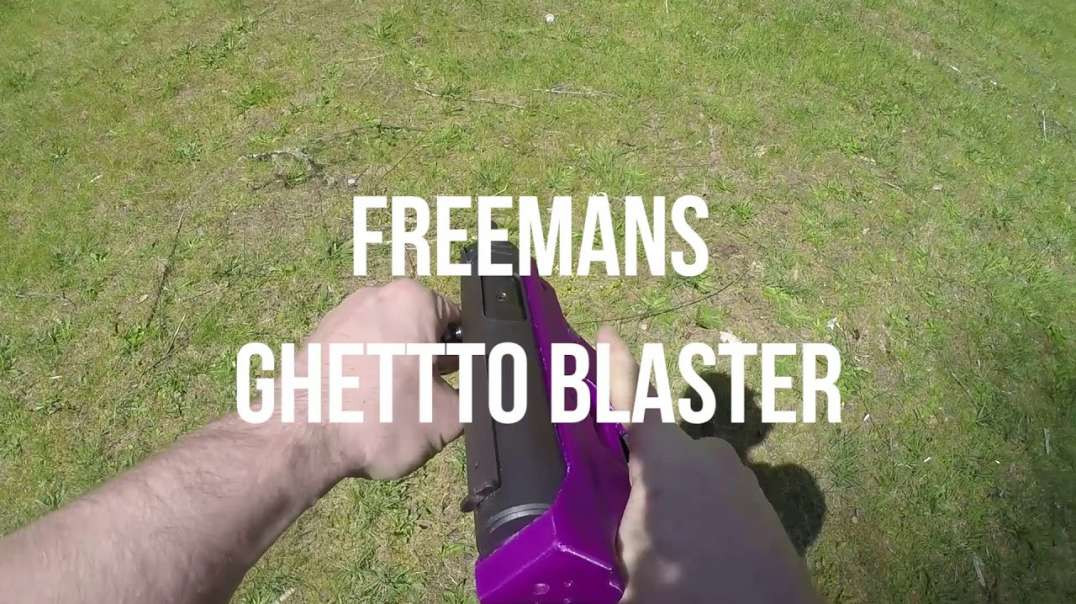 Freeman's 'Ghetto Blaster' - 3d printed Tec9/AB10 Frame (Glock Mag compatible)