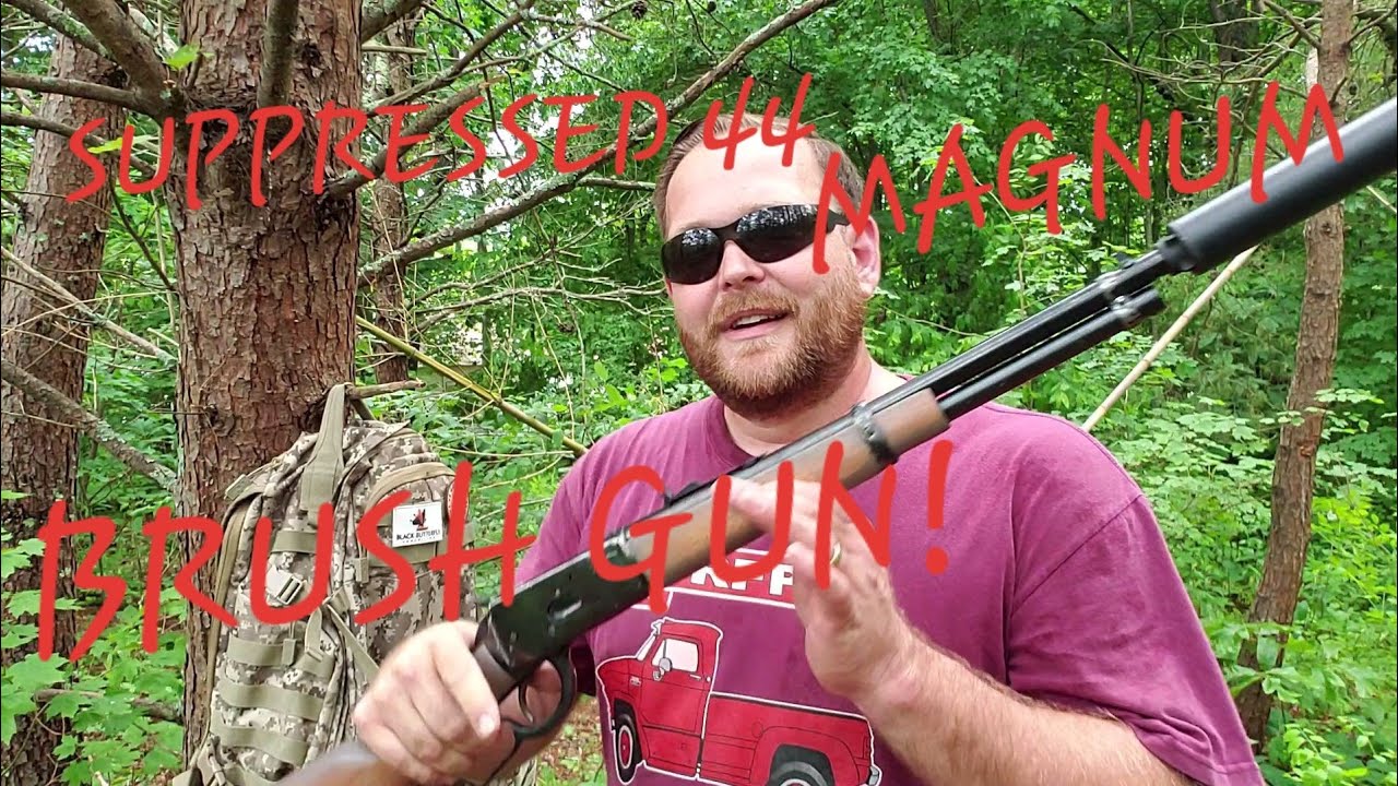 Suppressed 44 Magnum Brush Gun! Silent in the Woods!