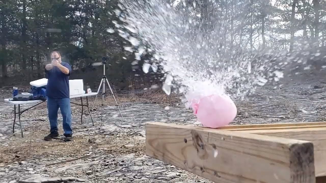 Ice Balloons vs bullets