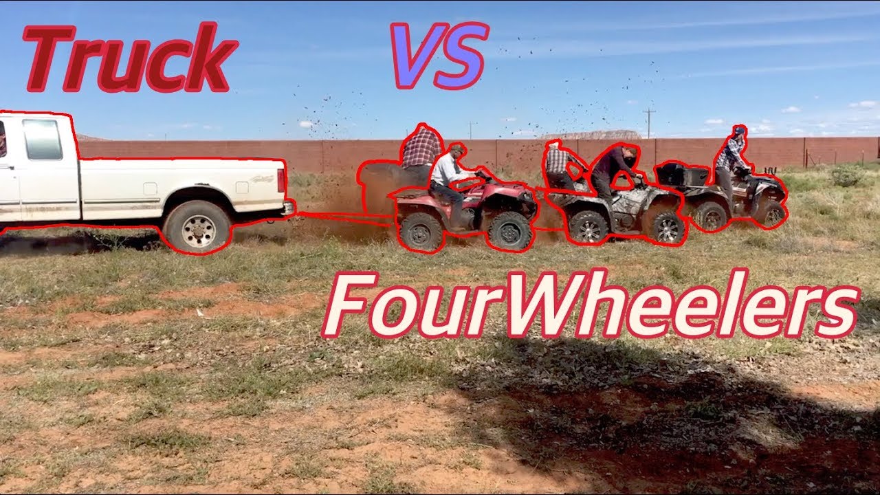 Truck VS Four Wheeler Tug Of War! - The Why Not Guys