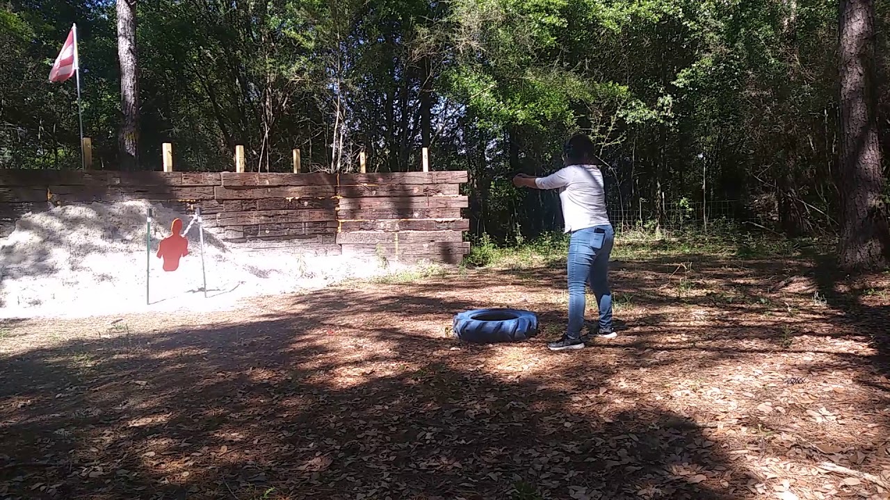 Wife shooting her M&P 9