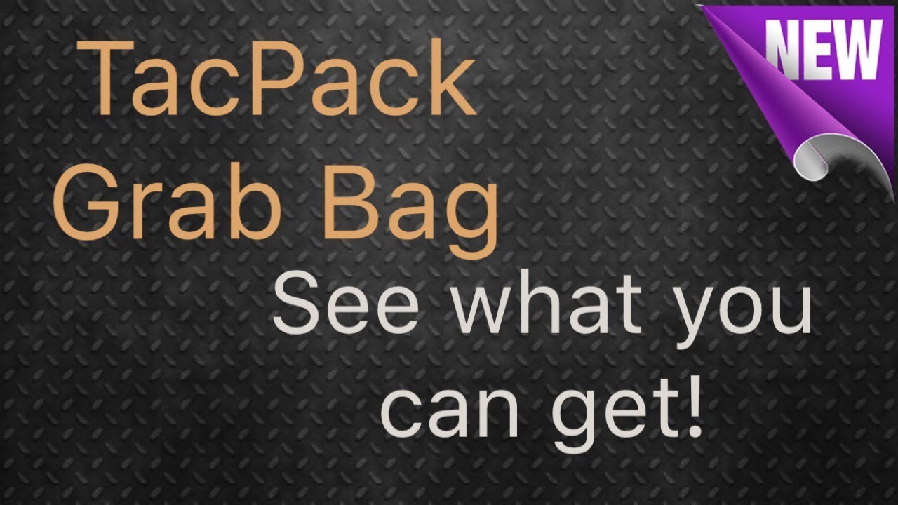 TacPack Grab bag   What can you get? (Unboxing)