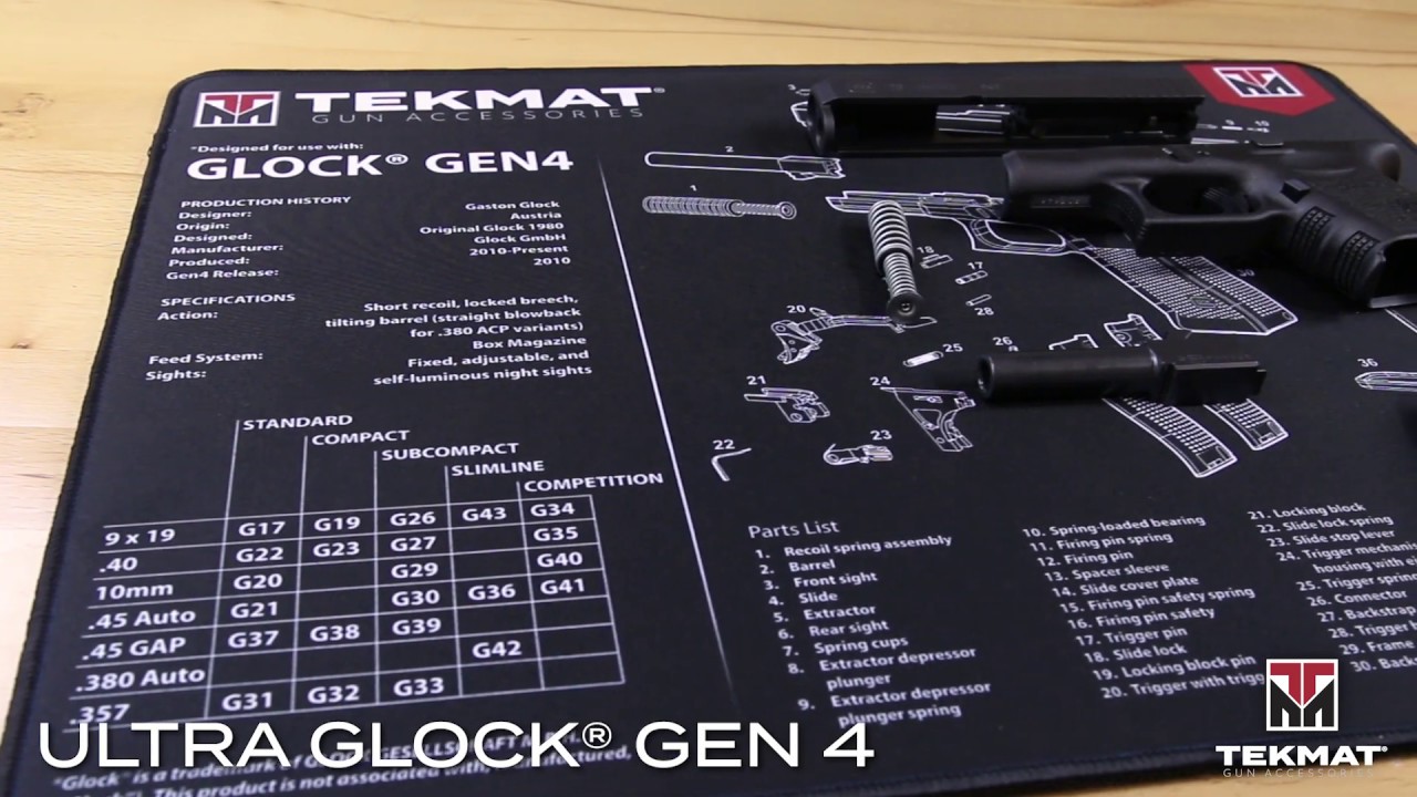 TekMat Ultra Glock Gen 4 Gun Cleaning Mat | Product Shorts