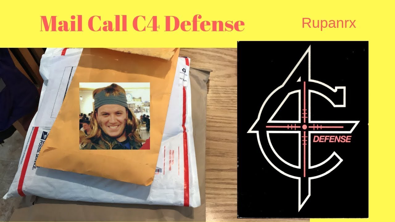 C4 Defense PVC Patch Mail call