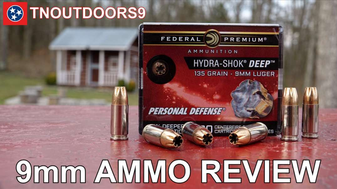 9mm Federal Hydra-Shok DEEP Ammo Review