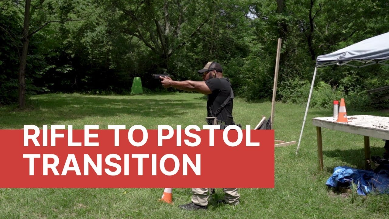 how to do rifle to pistol transition drill