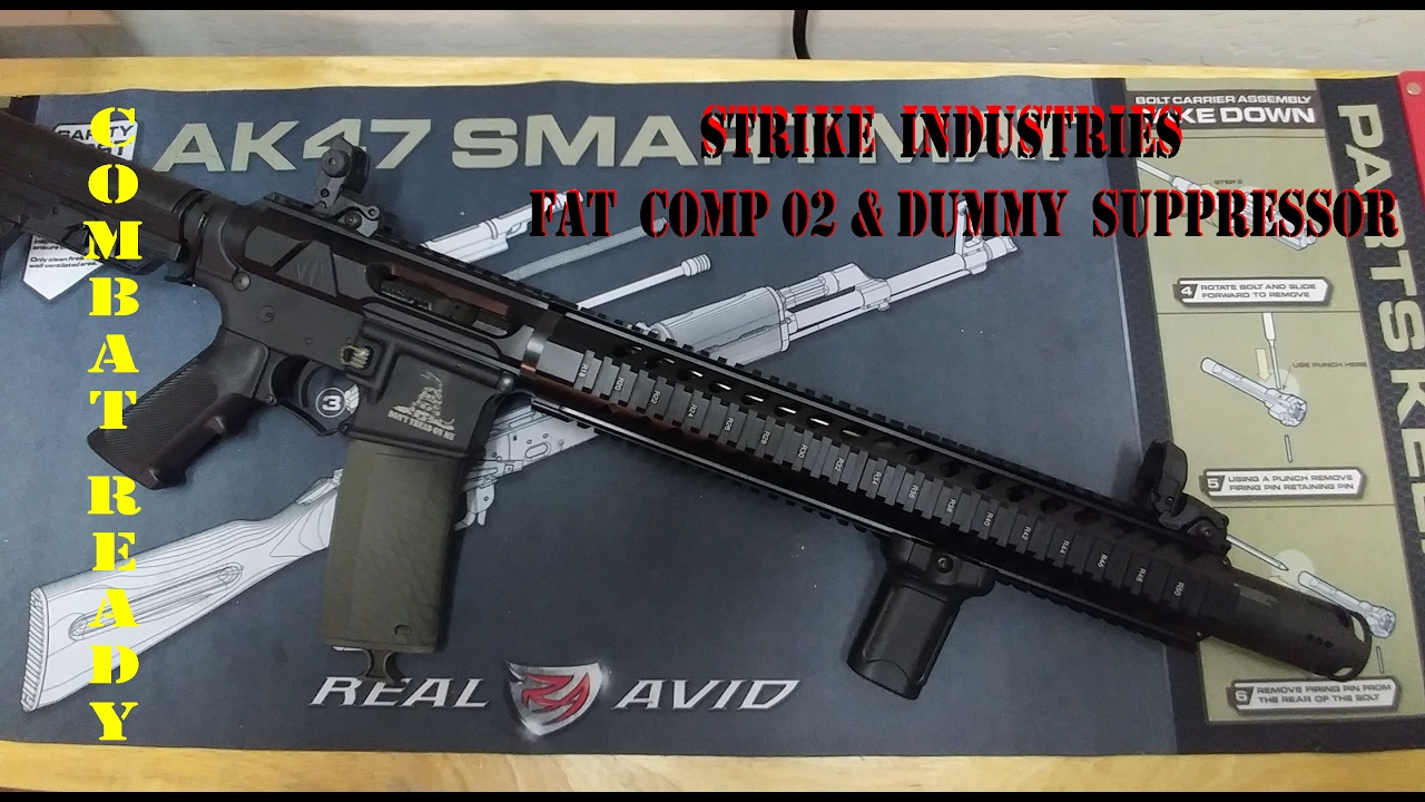 Strike Industries Fat Comp 02 and Dummy Suppressor