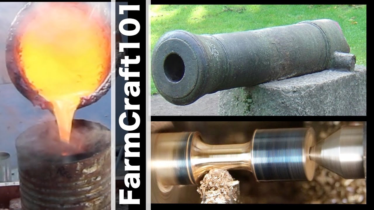 How NOT To Cast A Historic Bronze Cannon Barrel.  GunCraft101