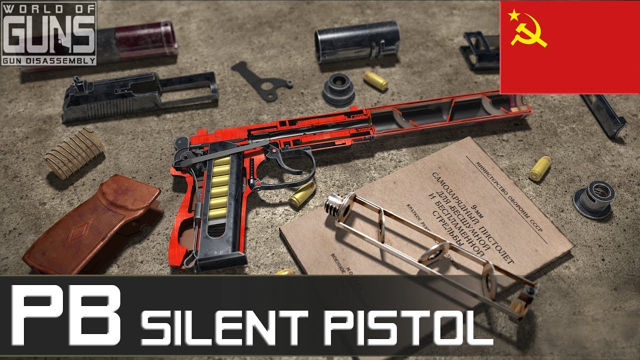 PB silent pistol cutaway