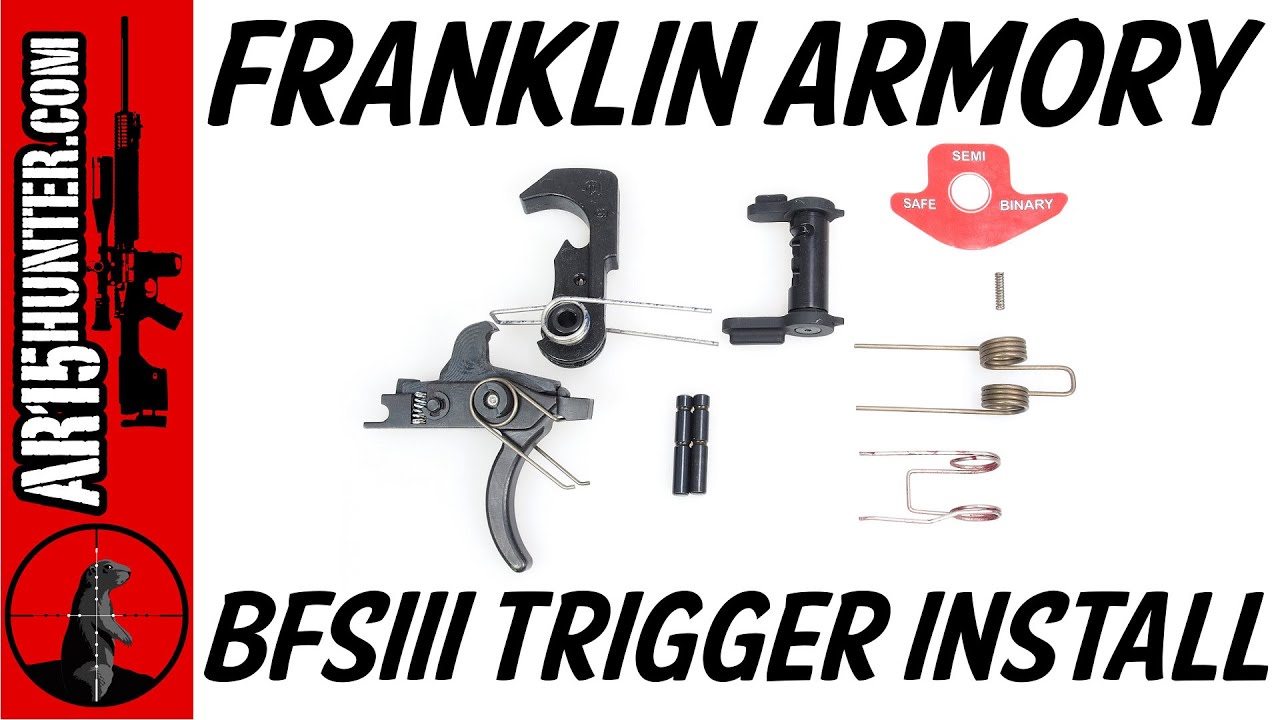 Franklin Armory BFSiii (Gen3 BFS) Trigger Install & Function Test