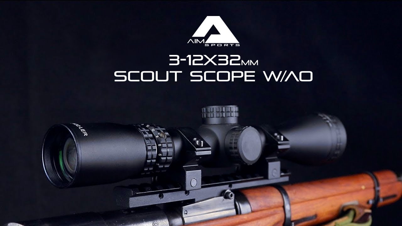 3-12x32mm Scout Scope W/AO - AIM Sports Inc.