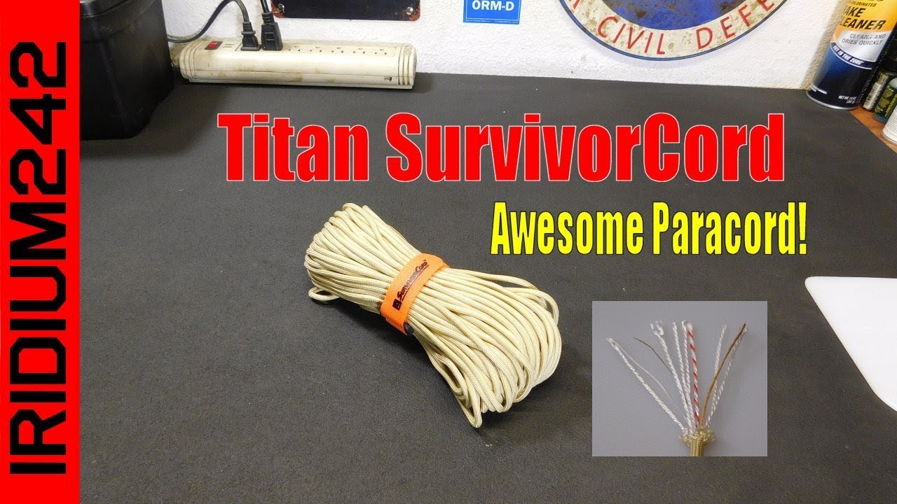 Titan SurvivorCord: Firestarter, Snare Wire, More!