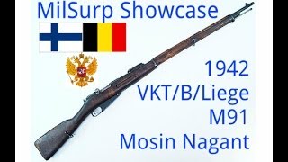 1942 VKT/B/Liege M91 Mosin Nagant